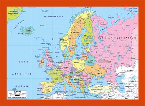 Political Map Of Europe Maps Of Europe Gif Map Maps Of The World