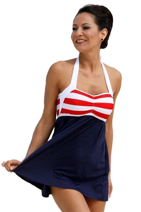Ujena Sailor Girl Swim Dress Tankini Swimsuit Swimwear Ebay
