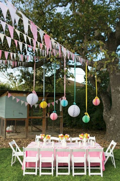45 Incredible Decoration For Back Yard Party Ideas Outdoor Birthday Party Decorations