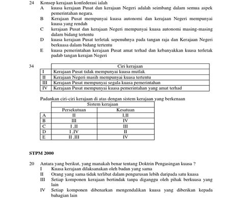 Geografi 1 (6 rendah) bahagian a: Soalan Pengajian Am Penggal 2 Graf - Terengganu v