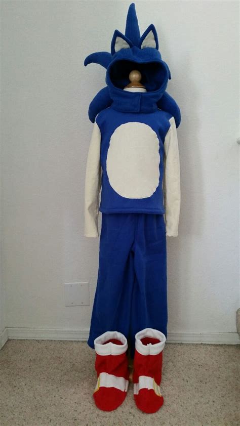 Sonic The Hedgehog Costume Front Disfraz Sonic Disfraces Cumpleaños