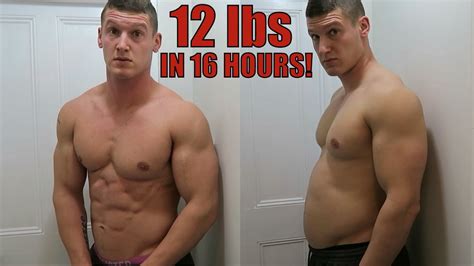 20 000 Calorie Body Transformation 12lbs Weight Gain In 16 Hours Mattdoesfitness