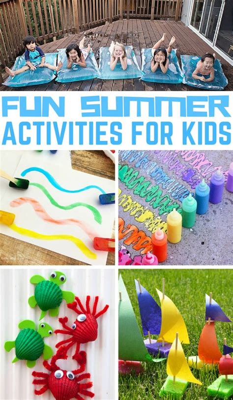 Fun Summer Activities For Kids The Shirley Journey