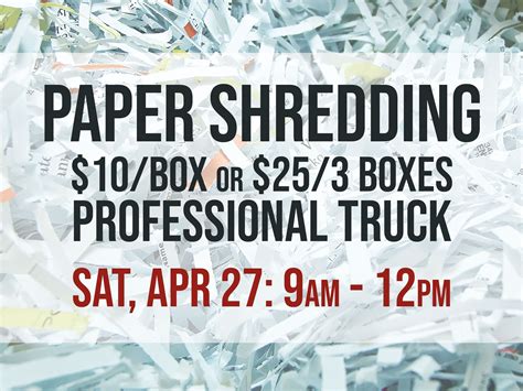 Apr 27 | Paper Shredding Event | Trumbull, CT Patch