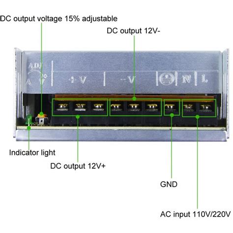 Ac 110v220v To Dc 12v 30a 360w Universal Regulated Switching Power