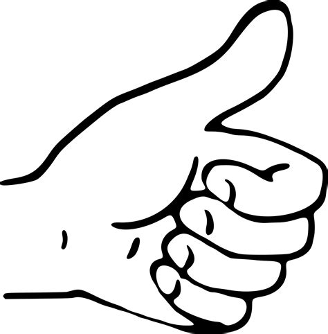 Thumb Clipart Gesture Thumb Gesture Transparent Free For