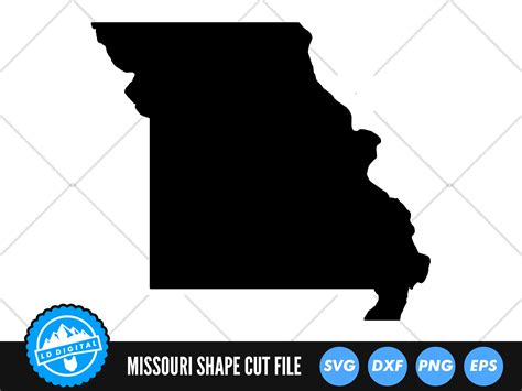 Papercraft Embellishments Missouri Svg Missouri State Flag Svg Svg Cut