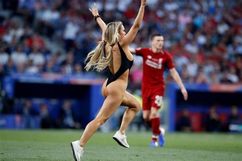 champions league streaker s instagram account removed after porn site stunt daily record