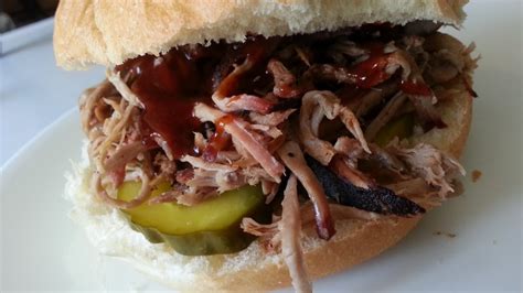 Pulled Pork Sandwich Easy Apple Wood Smoked Pulled Pork Recipe With