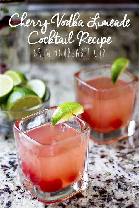 The vodka can soak in the lemons and ice until you are ready to serve the punch. Cherry Limeade Vodka Cocktail Recipe
