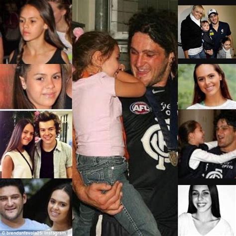 Brendan Fevola Pays Tribute To His Daughter Mia Daily Mail Online