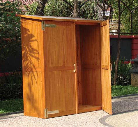 Wooden Outdoor Storage Cabinets With Doors Outdoor Storage Cabinet