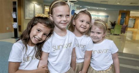 Four Girls Reunite After Beating Cancer At Same Hospital
