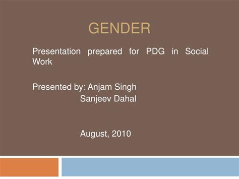 Ppt Gender Powerpoint Presentation Free Download Id1052539