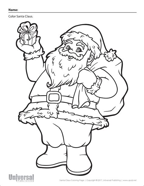 Free Coloring Pages Christmas Printable