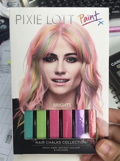 Beauty Hair Chalk Set Of 24 Color Sticks Of Temporary Nontoxic Hair