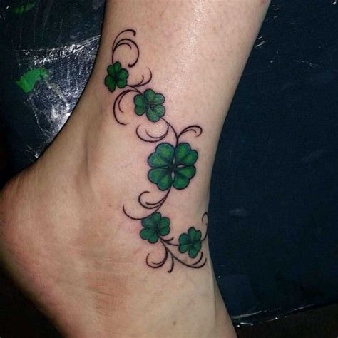 As for the symbolical meanings, the green leaf embodies renewal and hope. Four Leaf Clover Tattoos | Best Tattoo Ideas Gallery ...