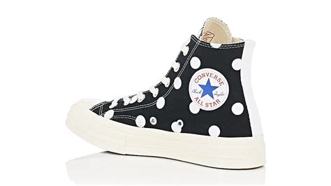 Comme Des Garcons Play X Converse Chuck Taylor All Star 70 Hi Polka Dot