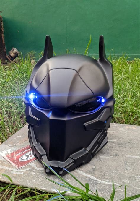 Batman Arkham Motorcycle Helmet Custom Dot And Ece Approved Etsy
