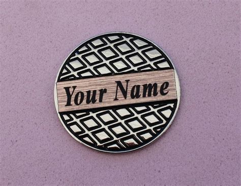 Personalized Golf Ball Marker With Magnetic Hat Clip Etsy