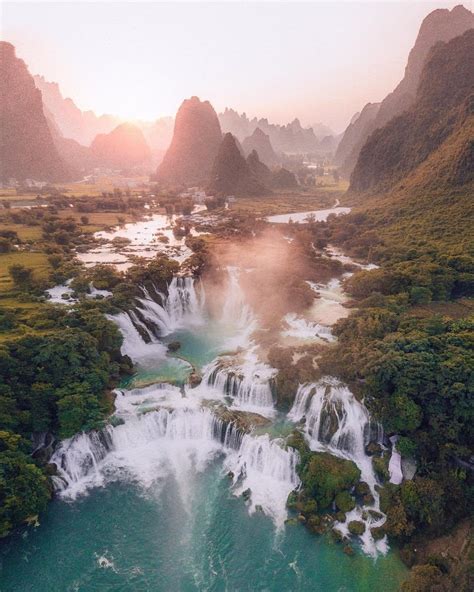 Ban Gioc Detian Falls Paysage Vietnam Photos Paysage Les Plus Beaux