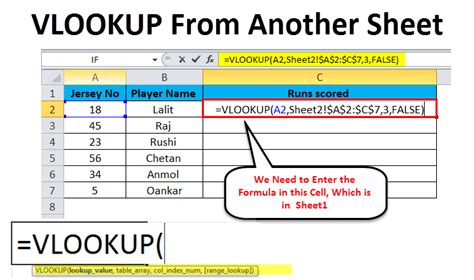 We've created a demo worksheet that you can practice with. VLOOKUP from Another Sheet in Excel | How to use VLookup ...