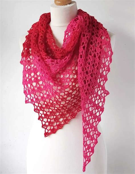 crochet summer shawl pattern hot chili annie design crochet