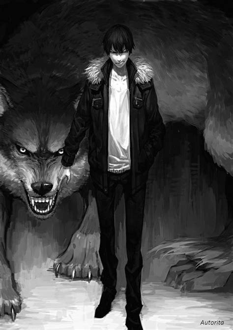2 Tumblr Werewolf Art Anime Wolf Dark Fantasy Art
