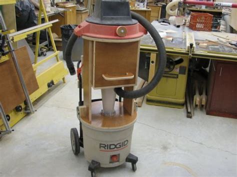 Instead, i used a wet/dry vac and a cyclone, along with some blast gates. shop vac cyclone conversion - by | Wood shop projects ...