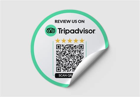 Tripadvisor Window Stickers Qr Code Stickers Custom Stickers Printed