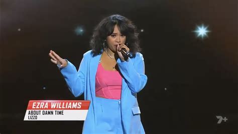 Ezra Williams About Damn Time The Voice Australia 12 Blind Auditions Youtube