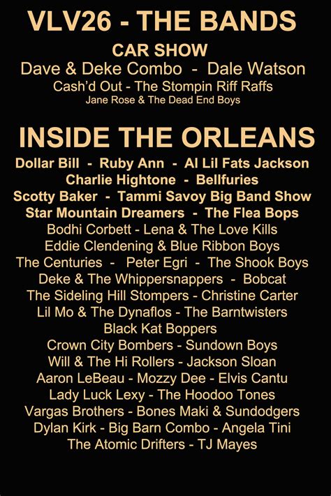 bands – Viva Las Vegas