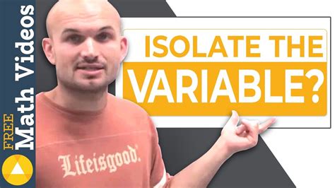 For people wanting to learn, here's a look at some of the most common texting expressions, explained. What does it mean to isolate the variable - YouTube