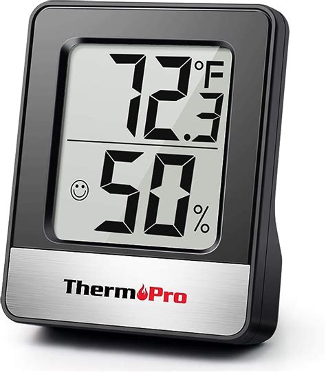 Thermopro Tp49b Hygrometer Temperature Sensor With Large Digital View