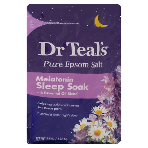 Save On Dr Teals Pure Epsom Salt Melatonin Sleep Soak With Essential