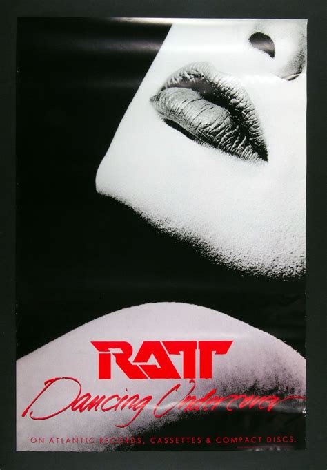 Ratt Poster Dancing Undercover Album Promotion Music Concert Best