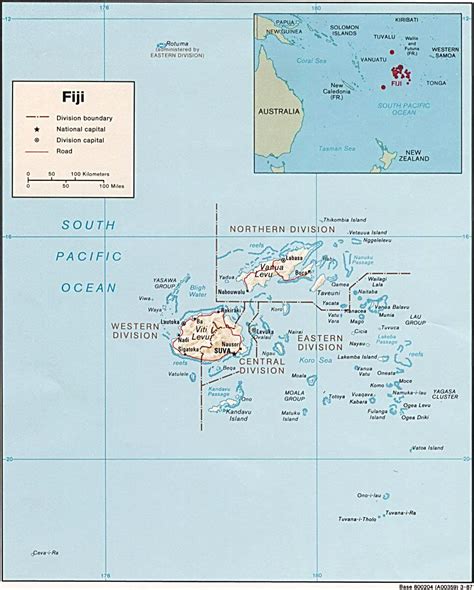 Fiji Maps Printable Maps Of Fiji For Download