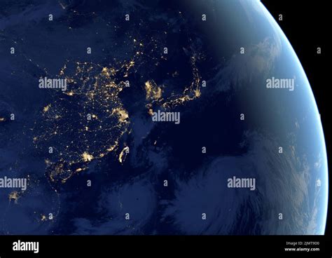 Asia Satellite View Hi Res Stock Photography And Images Alamy