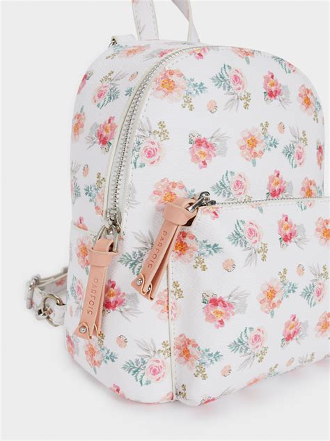 Floral Print Backpack Backpacks