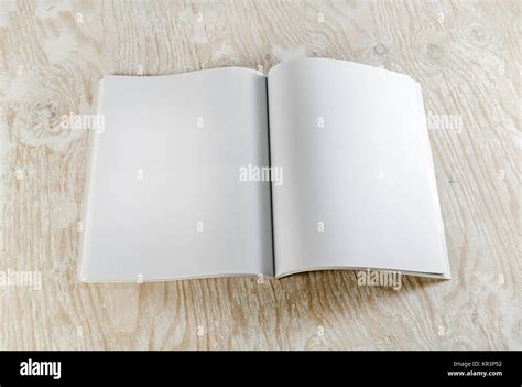 Blank Opened Book Stock Photo Alamy