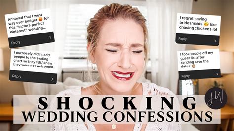 You Wont Believe These Shocking Wedding Confessions Youtube