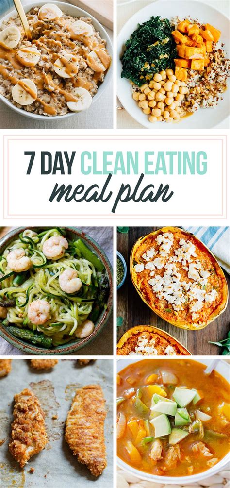 Learn more about how to clear cache in different browsers. 7 Day Healthy Meal Plan & Shopping List | Clean eating ...