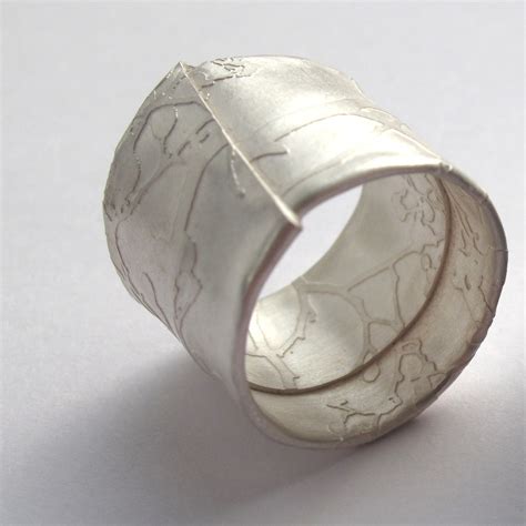 Silver Wrapped Blossom Ring Contemporary Rings By Contemporary