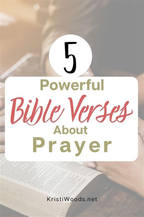 5 Powerful Bible Verses About Prayer Lords Prayer Pdf Kristi Woods