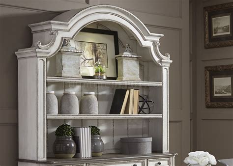 As you type a sentence, the keyboard will predict what you're going to type next. Magnolia Manor 3pc Office Desk Set 244-HO in Antique White