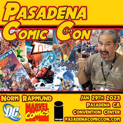 Norm Rapmund Pasadena Comic Convention And Toy Show