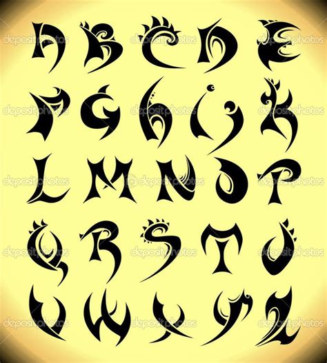Fortunately, we have many unique tattoo font styles for men and women, such as calligraphy, cursive, and traditional styles. Gothic Alphabets Tattoos Designs | Tattoos | Pinterest ...