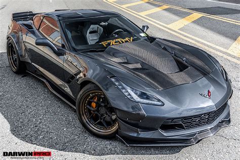 2013 2019 Corvette C7 Z06 Grandsport Carbon Fiber Canards