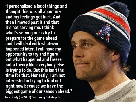 Tom Brady Says Hes Not Interested Right Now In Finding Out How The Balls Got Deflated