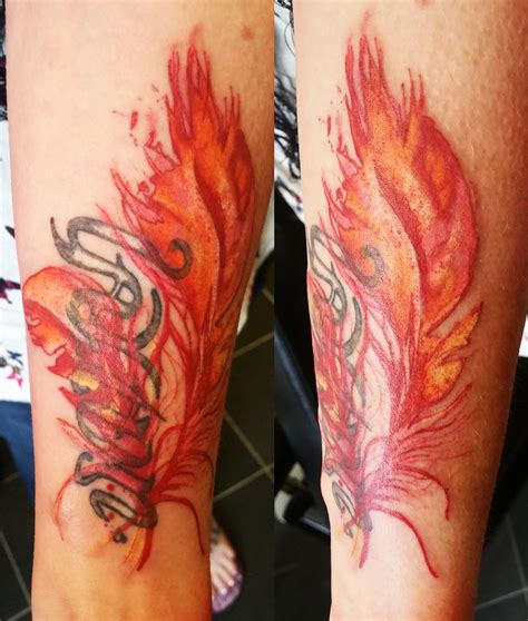 Watercolor Phoenix Tattoo Designs Ideas And Meaning